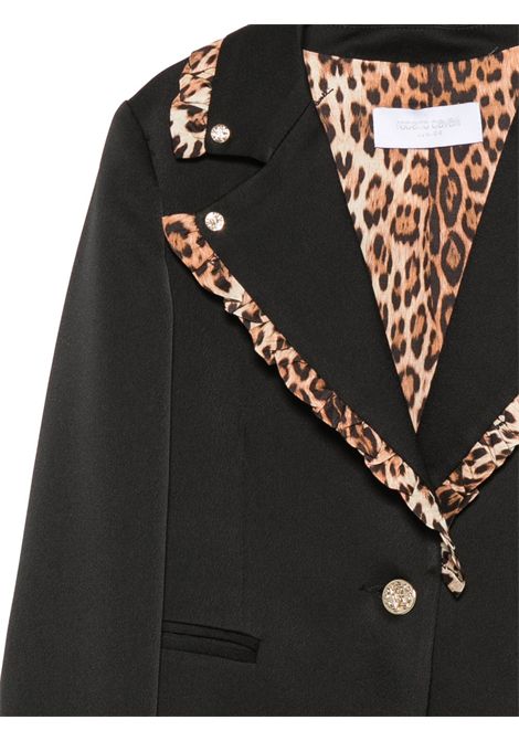 Giacca con stampa ROBERTO CAVALLI KIDS | CGA26160GCMF1BLACK/G.N